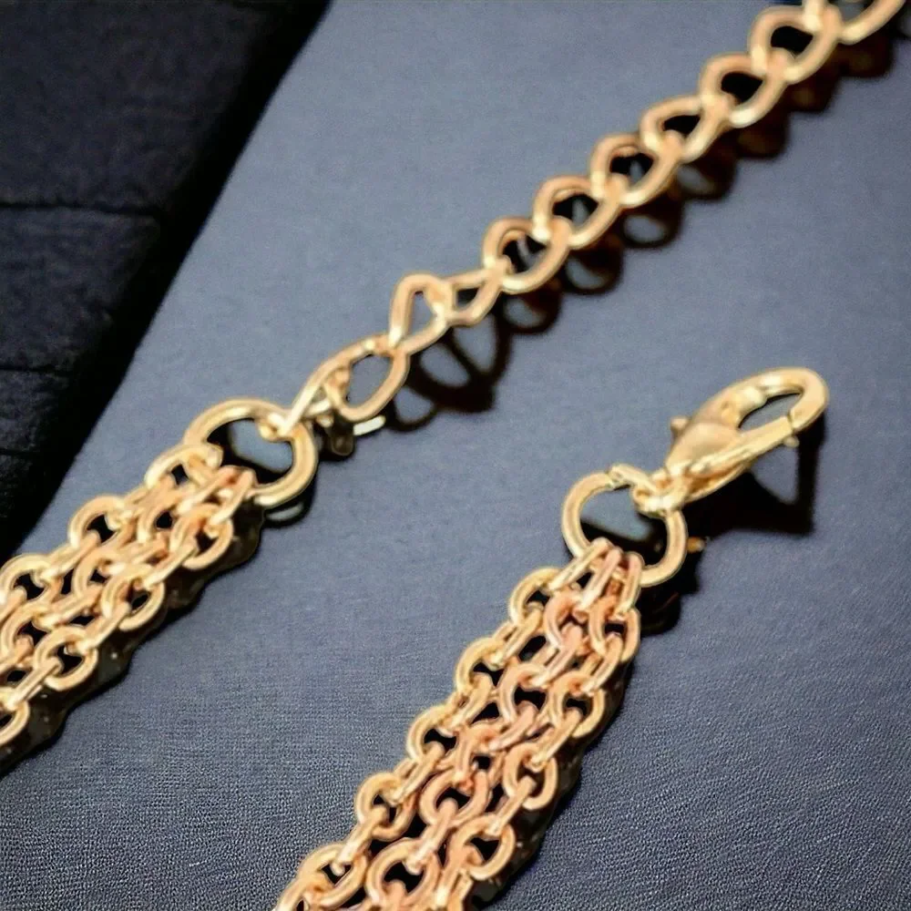 Gold Dainty Draped Waist Body Chain Belt NWT